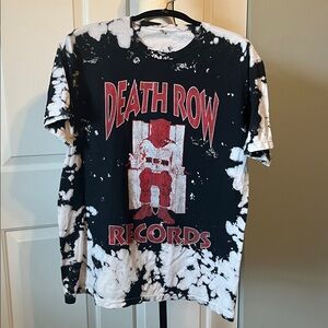 Hot Topic Death Row Records tie dye shirt